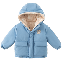 David Bella childrens reversible cotton coat boys winter coat new top baby boys coat