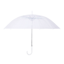Weikang transparent long-handled umbrella double mens and womens large reinforced strong wind-resistant rain or shine 16-bone dual-purpose umbrella 1