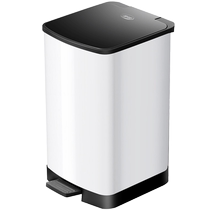 Germany GAOK household stainless steel foot-operated trash can kitchen large living room with cover silent bathroom 1