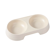 Cat bowls double bowl drink water to feed a pet feeding basin cat dog rice bowl macaron candy color ceramic pet supplies