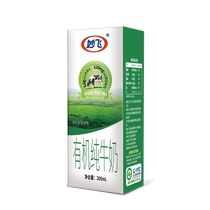 Myufei pure milk organic milk 200ml*20 box 100% raw milk students breakfast ingredients table clean