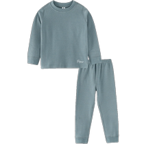 Piggy Banner childrens clothing childrens tops and pants two-piece set medium and large childrens boys home clothes girls underwear set trendy