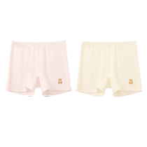Nido Bear 2024 Summer Modal Antibacterial Girls Safety Pants Girls Anti-Exposed Underwear for Children and Middle-aged Children