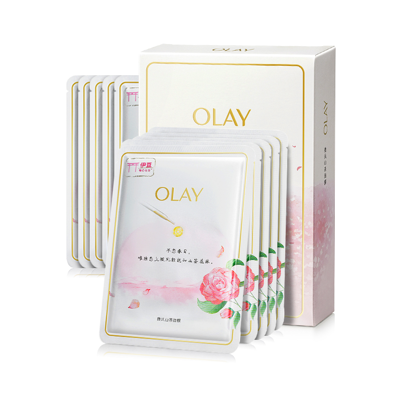 【天猫超市】拍2件：Olay  日本限定版山茶花精华面膜20片