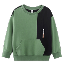 Piggy Banner Childrens Clothing 2024 Spring New Childrens Pullover Medium and Large Childrens Boys Sweatshirts Boys Tops Spring