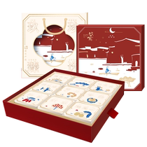 Shengli Jiu Zhen Mushroom Gift Box Mountain Rare Fungus Class Dry Goods Gift Box Big Gift Package Chinese New Year Gift Giving Gifts To The Elders