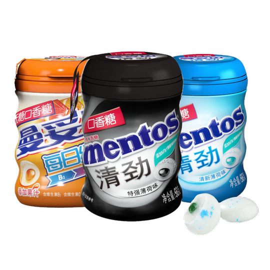 Mentos sugar-free chewing gum mints multi-flavors