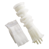 Womens Ice Sunscreen Sleeves Gloves Loose Large Size Summer Thin Arm Guards Driving Cycling Lace Sleeves Hand Sleeves