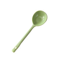 Qianyu cream style long handle ceramic spoon Japanese style cute household ins eating spoon high-looking rice spoon