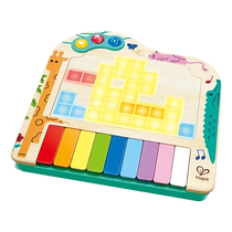 Hape dynamic pixel piano childrens early education educational electronic piano wooden piano baby toy multifunctional 1 year old