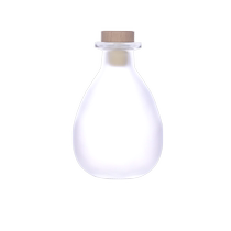 BJ Baijie Glass Sealed Bottle Soaking Wine Bottle Juice Bottle Sealed Jar with Lid Small Wine Bottle Frosted 2 Pack 200ML