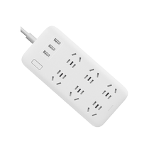 Xiaomi Mijia socket strip USB wiring strip 6-bit multi-function with 3 ports USB 5V 2A charging