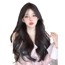 Wig for women with long hair one-piece simulated large wavy hair extensions for medium-long hair seamless and fluffy hair extensions
