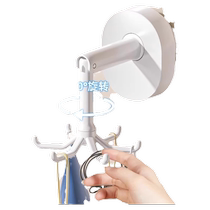 Beishi suction cup hook kitchen rotating hook without punching multi-functional spatula and spoon storage wall-mounted storage rack