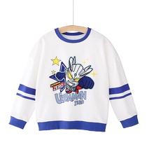 Ultraman boys sweatshirts 2024 new spring and autumn long-sleeved outer wear boys treasure clothes spring childrens tops