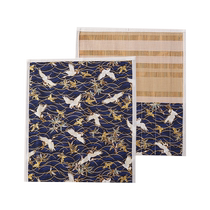 Liupintang brush pen curtain Chinese style bamboo rolling curtain large capacity portable calligraphy pen bag rolling pen curtain