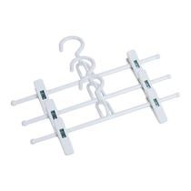 Korean imported clothes hanger seamless trouser clip home stackable multi-purpose clothes JK skirt clip non-slip special clothes hanger