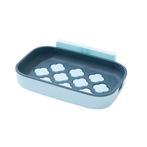 Qianyu Drainage Soap Dish Creative Bathroom Drainage Soap Rack Waterproof Soap Rack Storage Rack 1 Piece