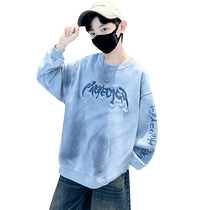 Yibeitong Childrens Clothing Boys Autumn Sweaters 2024 Spring and Autumn Big Boys Autumn Long-Sleeved Cool Tops