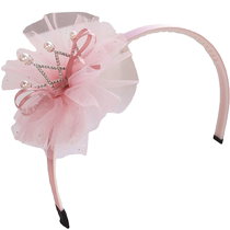 Child Hair Hoop Girl Girl Hair Accessories Crown Headwear Princess Birthday Butterfly Knot Female South Korea Baby Cute Head Hoop