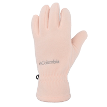 Colombias new womens pink warm gloves comfortable and skin-friendly cycling equipment fashionable casual sports gloves