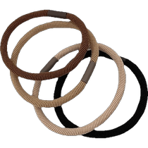 Rasharia rubber band adult black hair tie ponytail ball hair circle head rope rubber band female high elasticity