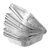 Air fryer special tin foil plate square baking tray tin foil box baking tin foil oven household aluminum foil tin foil bowl