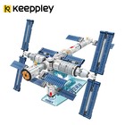启蒙Keeppley国玩系列中国载人空间站1盒潮玩拼装积木航天模型