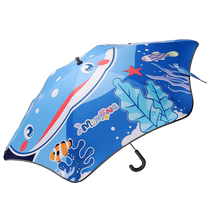 Mumeng childrens umbrella special sunny umbrella for primary school students girls long-handled sun umbrella baby parasol
