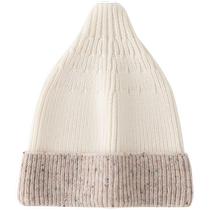 Guiqi Bear Baby Knitted Wool Hat Autumn and Winter Baby Warm Windproof Earproof Hat Childrens Chestnut Hat Going Out