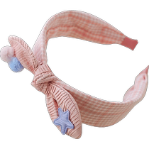 La Scilia Child Hair Stirrup Girl Hair Bale Girl Wash Face Not Hers Hair Card Press Hair Caveat Butterfly Knot Hair Accessories Summer