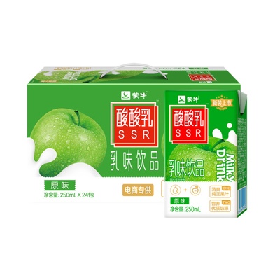 包邮！蒙牛酸酸乳原味乳味饮品24盒