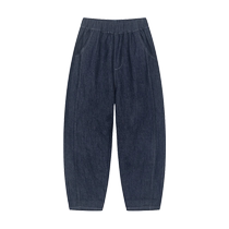 Maradin Childrens Clothing Childrens Pants 24 Autumn New Style Girls Slim Handsome and Versatile Active Denim Woven Pants