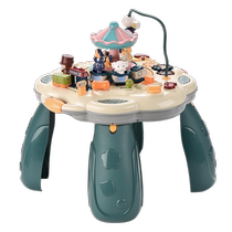 Table de jeu multifonctionnelle pour bébé jouets déducation précoce cadeau danniversaire pour bébé garçon et fille de 0 à 1 an