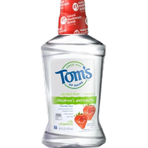 Toms Toms House childrens mouthwash strawberry flavor 473ml 2-12 years old natural fluoride anti-moth imported