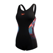 speedo Speedo one-piece swimsuit female boxer professional training quick-drying hot spring sunscreen belly-covering slimming swimsuit