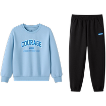 361° Childrens Clothing Boys and Girls Suits 2024 Autumn New Childrens Tops and Pants Two-piece Sports Suit