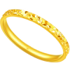 Chow Tai Fook Explosive Sparkling Ice Crushed Gold Pure Gold Ring