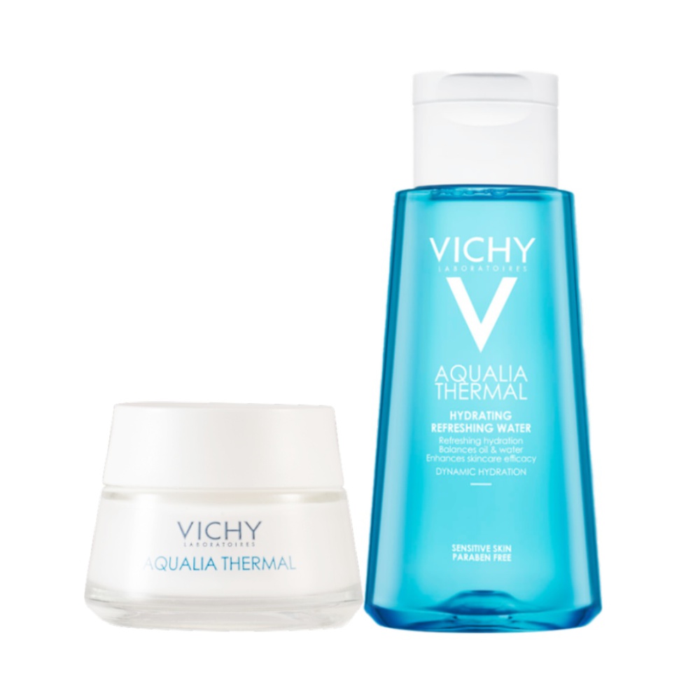 Vichy/薇姿薇姿温泉矿物清爽补水保湿1套爽肤水舒缓锁水护肤套装