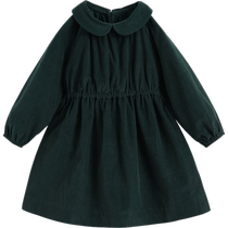 (Clearout) Mark Jenny Lufu Series Baby Autumn Clothes Girls Corduroy Dress Childrens Skirt
