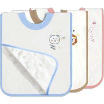Rashalia childrens washcloth saliva napkin baby brushing teeth and face wash waterproof baby rice bag bib smock towel