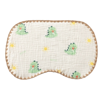 Betis Newborn Cloud Piece Pillow Baby Autumn and Winter 0 to 6 Months Baby Sweat-Absorbent Breathable Cotton Gauze Pillow Cover