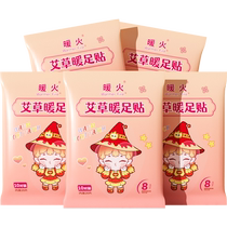 Warm fire self-heating insoles mugwort foot warmers winter cold protection foot warmers 100 pieces