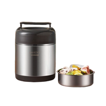 Meichu Insulated Pot Lunch Box 304 Stainless Steel Double-layer Foam Insulated Bucket Portable High-Looking Office Student
