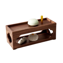 Liupintang Yaotai study rack brush storage box study four treasures multi-functional storage shelf black walnut