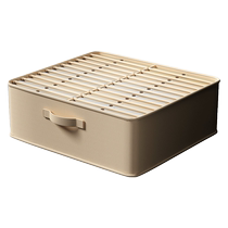 Double-column wardrobe clothing storage box layered artifact divided clothing storage box fabric pants storage box