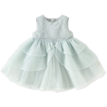 David Bella Girls Dress 2024 Summer Childrens Style Mesh Skirt Baby Childrens Clothes Princess Dress