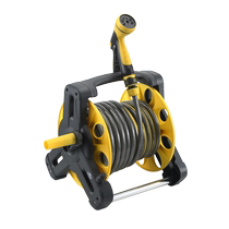 Watering flowers car washing water gun hose coil water pipe storage rack pipe coiler water truck rack set household water pipe truck