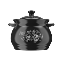 Porcelain dance casserole stew pot household gas high temperature resistant dry-fired ceramic pot soup pot gas stove special casserole pot