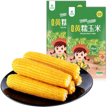 Huatian Hebang Fresh Northeast Yellow Waxy Corn 400g Vacuum Waxy Corn on the Cob 2 Breakfast Sweet Sticky Corn